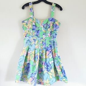 Beautifully Brand Bright Flower Dress Size Medium